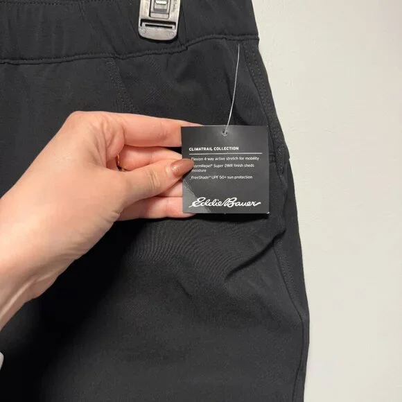 Eddie Bauer Climatrail Hiking Trail Short Black 6 NWT - Picture 2 of 8